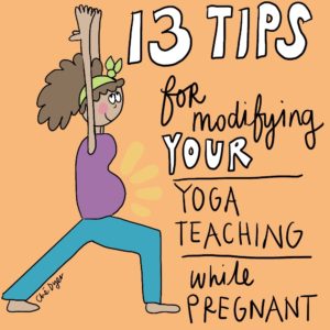 Modifying your yoga teaching whilst pregnant